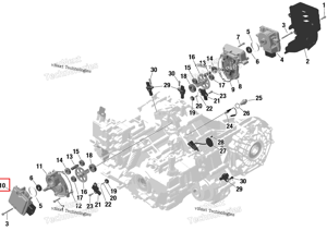 Сервопривод Motor в сборе Can-Am 420685686