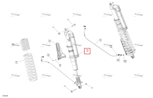 Правый задний Adjustable амортизатор a to 135 a4 Can-Am 706004800