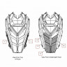 5813691 Изоляция капота левая средняя часть для снегоходов Polaris RMK/RPO RMK 5813691