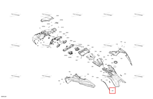 Задний консоль Ski-Doo 517307756