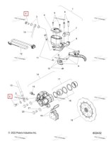 2203392 Комплект M10 X1 25 банджо 98 20930