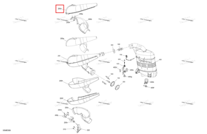 Верхний задний Shell Ski-Doo 514056420