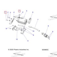 7542105 Гайка шестигранная