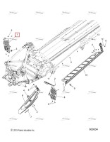 Носок STOP в сборе правый Polaris 800 AXYS Pro RMK LE 155 (2017) (1019347)