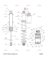 Ручка CLICKER чёрный Polaris 800 AXYS Pro RMK LE 155 (2017) (1800418)