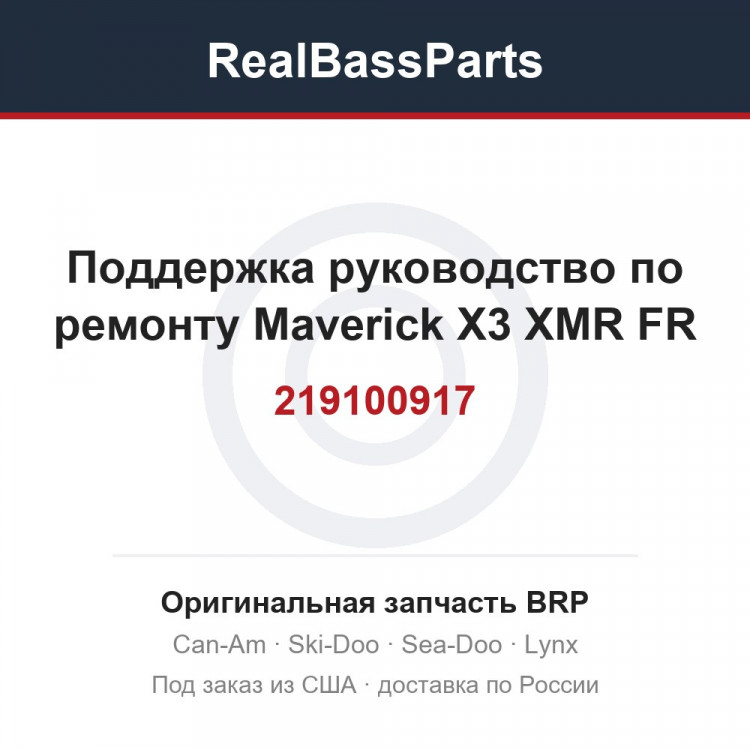 219100917 Поддержка руководство по ремонту Maverick X3 XMR FR