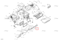 Правый нижний приборная панель Can-Am Maverick Turbo RR XRC (2022) (707901064)