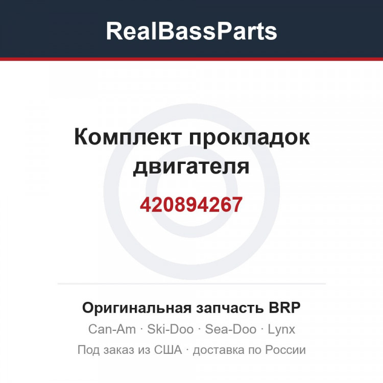 420894267 Комплект прокладок двигателя