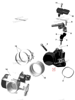 Впуск воздуха коллектор Can-Am Outlander 4x4 DPS 700 (2025) (420267552)
