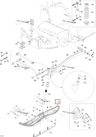 Пластиковый лыжа в сборе Ski-Doo Expedition TUV V800 4-TEC (2009) (605153775)
