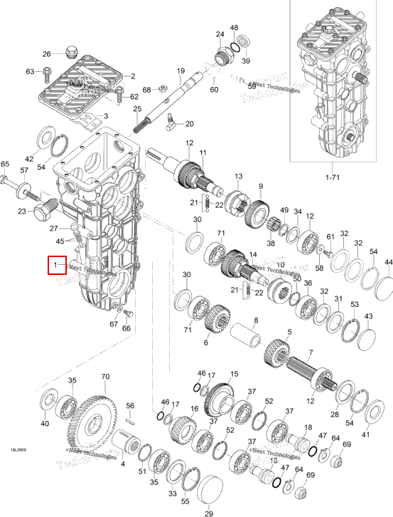Carter Chaine U Case цепь обработанный Ski-Doo Expedition TUV V800 4-TEC (2009) (M875156138)