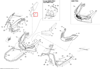 Правый нижний поролон Ski-Doo Summit X 800R Power T.E.K. (2009) (502006908)