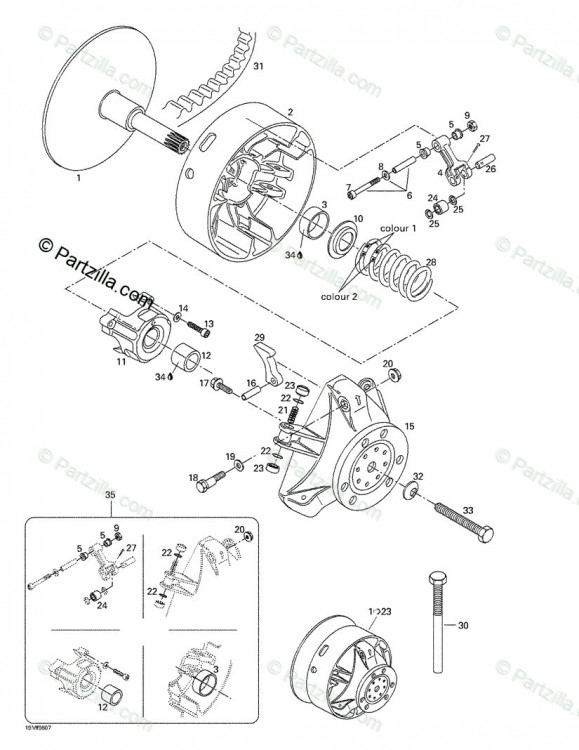 414993000 RESSORT TRA    *SPRING-TRA  Пружина вариатора