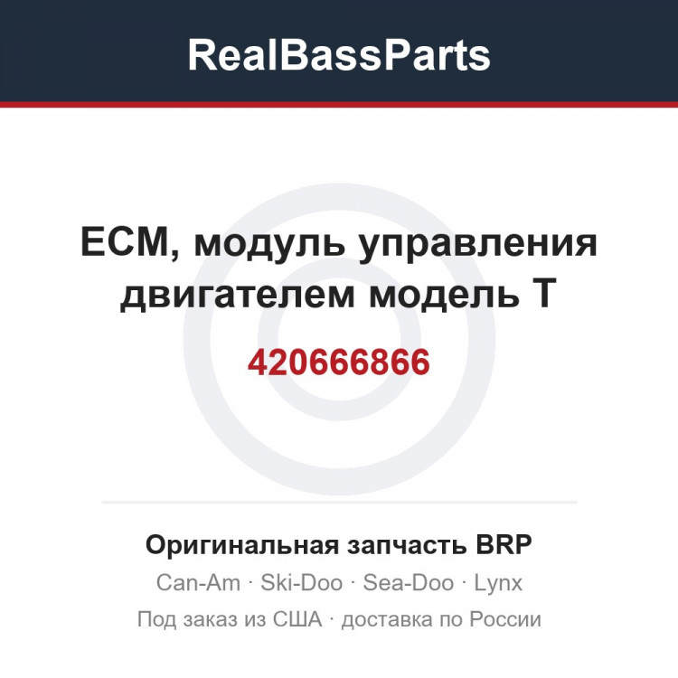 420666866 ЕСМ, модуль управления двигателем модель Т