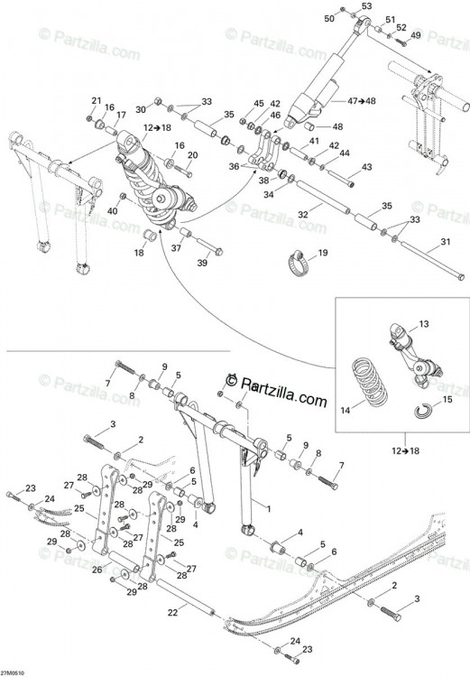 503190600 Entretoise *spacer, Bombardier,.