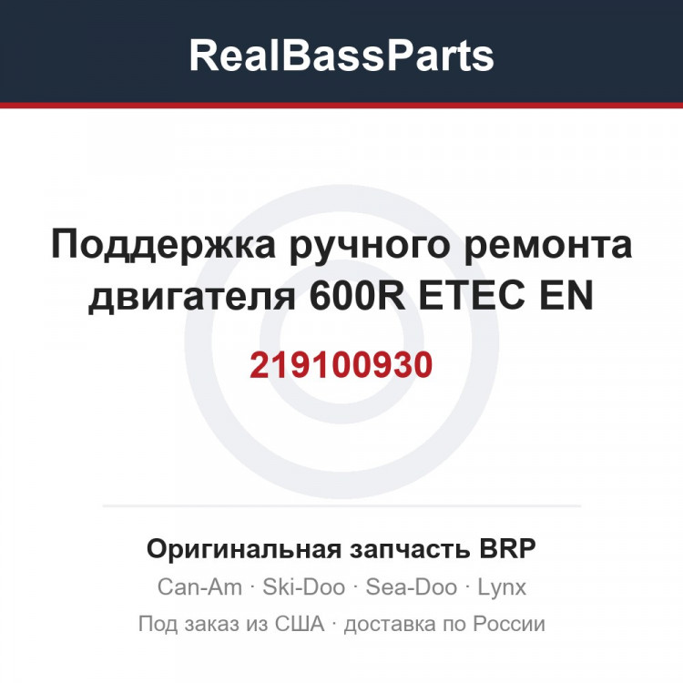 219100930 Поддержка ручного ремонта двигателя 600R ETEC EN