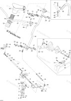 605353380 BRAS PIVOT GA. *LEVER WELD LH  Рычаг рулевой системы