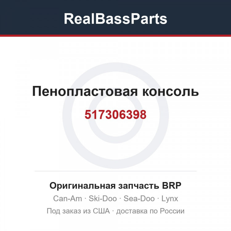 517306398 Пенопластовая консоль