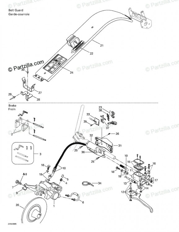 415047903 Задний корпус в сборе