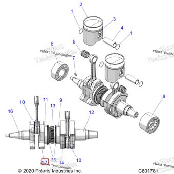 5140941 CRANKWEB CTR 74 мм магнето