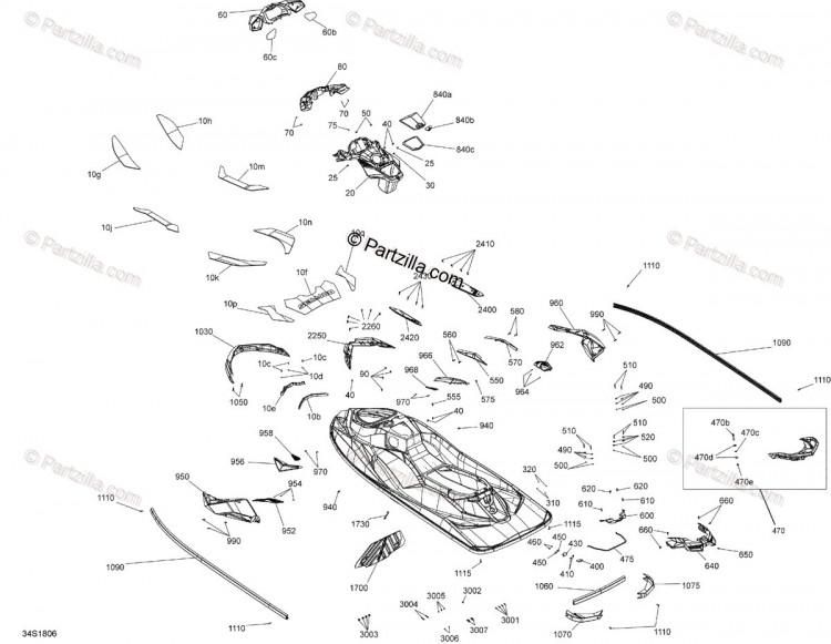 291004620 REAR HANDLE ASSY