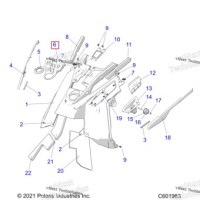 5457421 Панель консоль выключатель