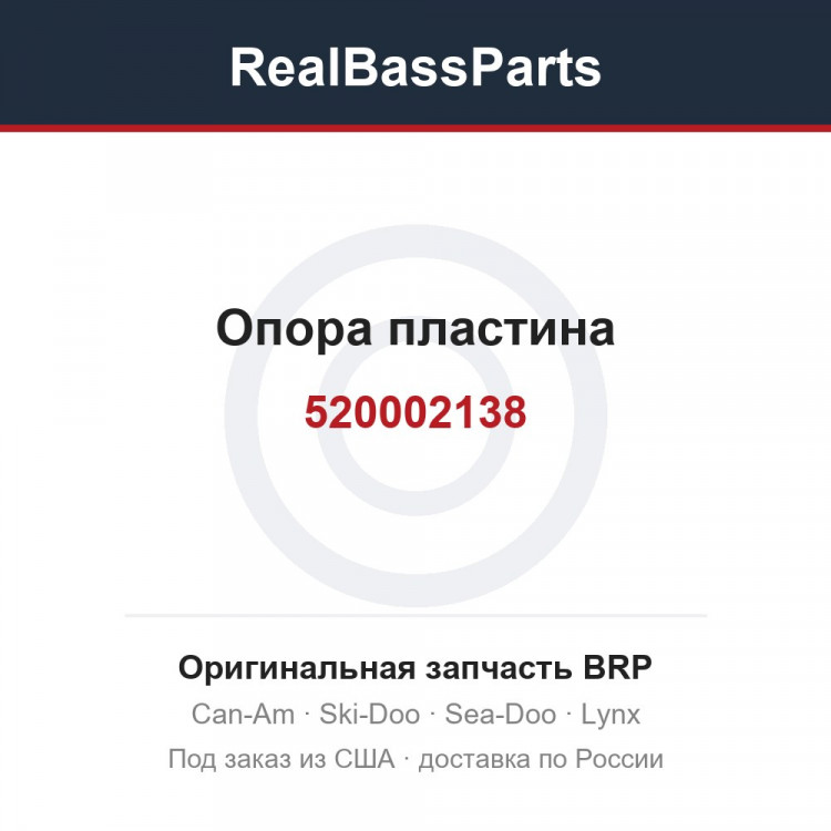 520002138 Опора пластина