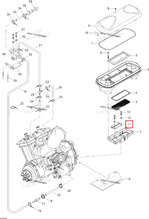 Опора Sea-Doo 270000565