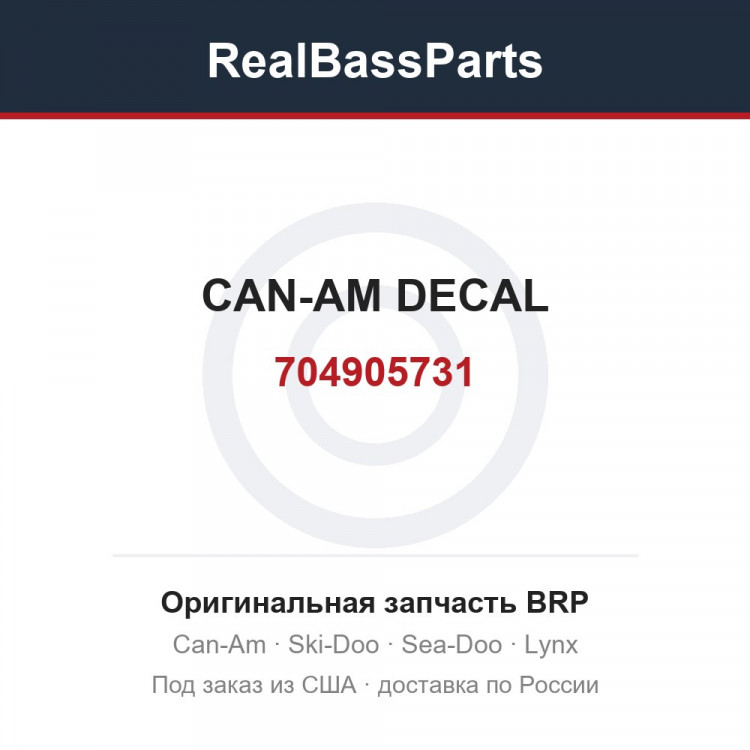 704905731 CAN-AM DECAL