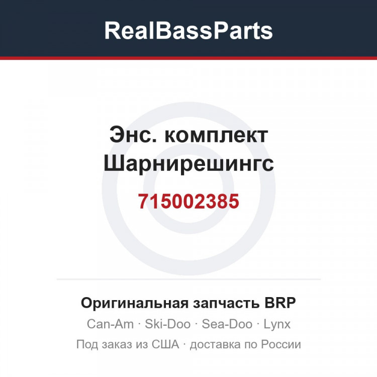 715002385 Энс. комплект Шарнирешингс