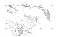 Глубокий чёрный левый панель Ski-Doo Expedition LE 900 ACE Turbo (2026) (517308784)