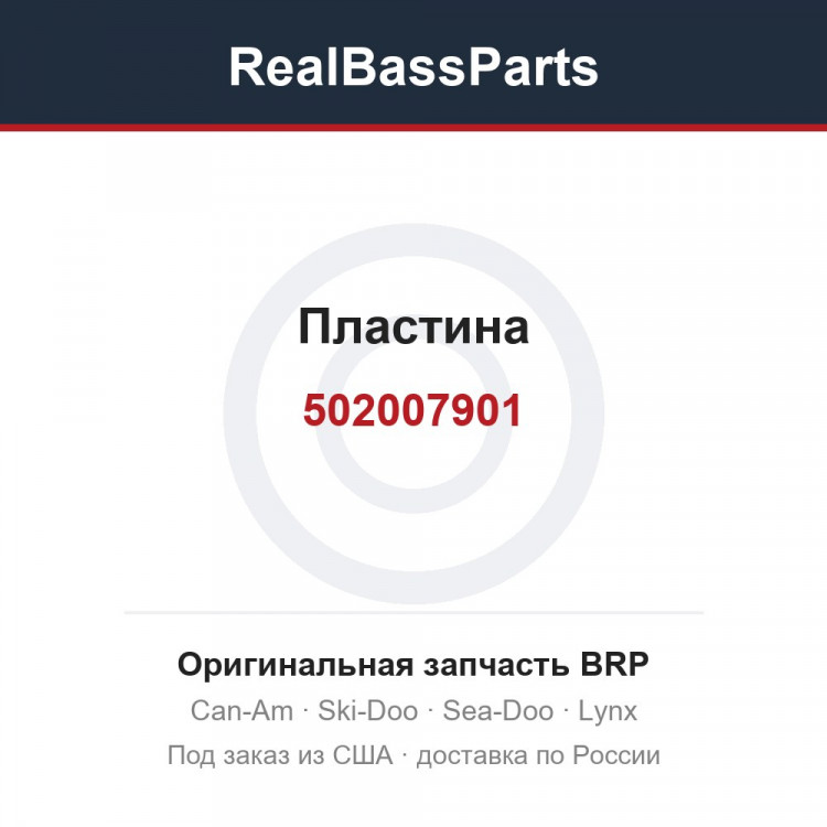502007901 Пластина