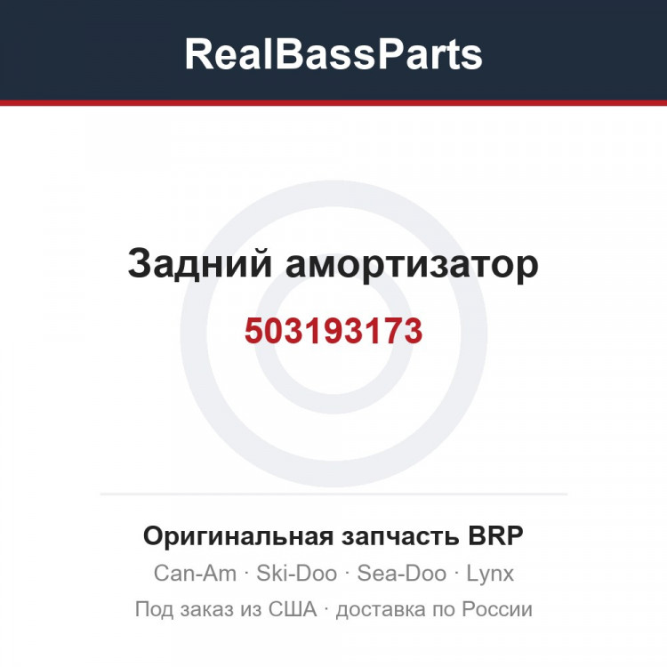 503193173 Задний амортизатор