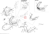 Левый нижний поролон Ski-Doo Summit X 800R Power T.E.K. (2009) (502006909)