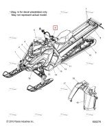 Discontinued TDS TITANIUM / лаймовый Polaris 800 AXYS Pro RMK LE 155 (2017) (7183671)