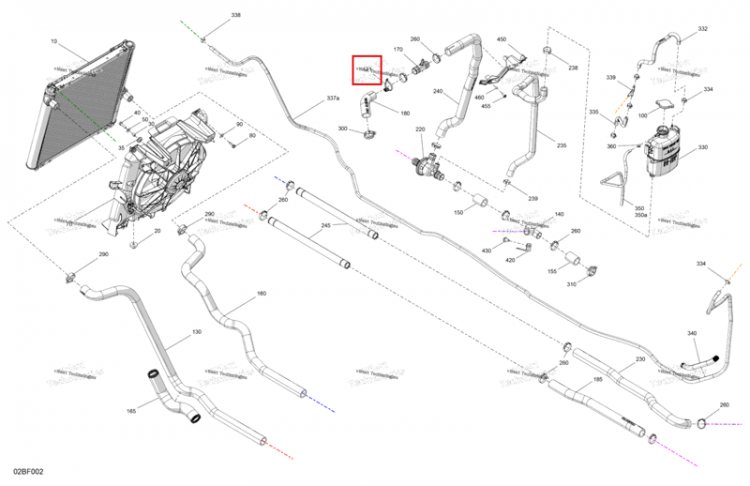 Стяжка кабельная Can-Am Commander 1000R EFI XT (2026) (293750108)