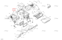 Can Am красный центральный приборная панель Can-Am Maverick Turbo RR XRC (2022) (707901067)