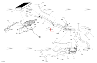 Охлаждающая жидкость труба включает 2500 to 2500 d Ski-Doo Expedition 850 E-TEC SE (2024) (861805545)
