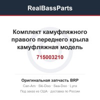 715003210 Комплект камуфляжного правого переднего крыла камуфляжная модель международный