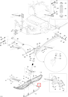 Винт шестигранный M10 X140 Ski-Doo Expedition TUV V800 4-TEC (2009) (M40225)