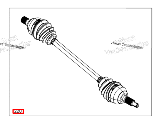 705503051 Привод задний Can-Am 705502642 705502594