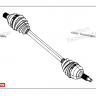 705503051 Привод задний Can-Am 705502642 705502594
