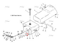 Фитинг выпускной Polaris Widetrak LX (2006) (7052023)