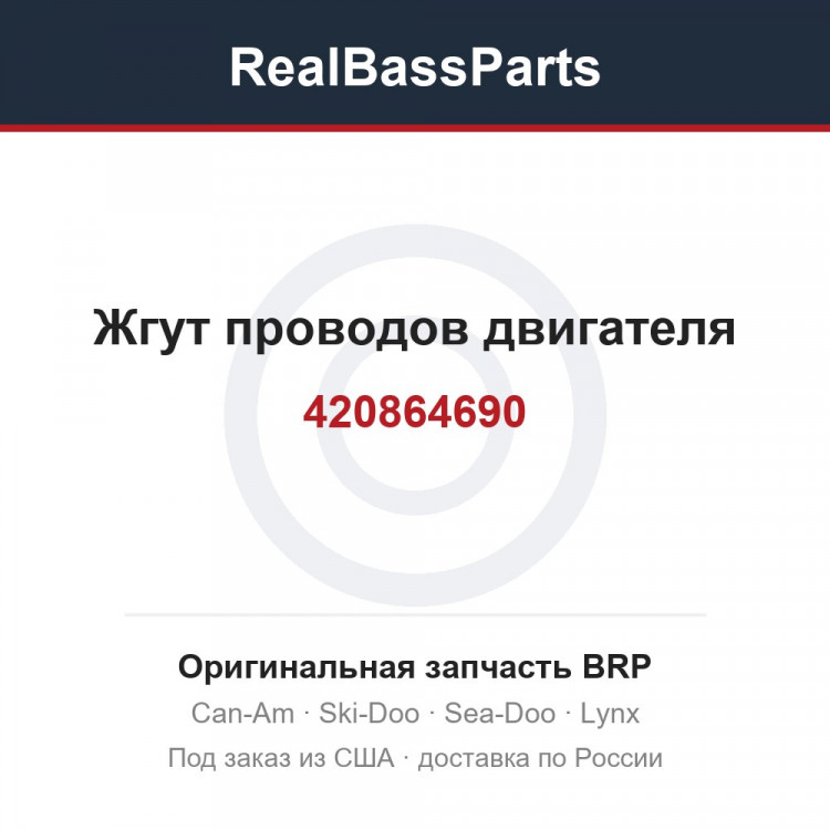420864690 Жгут проводов двигателя