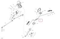 709403063 Руль черный для квадроциклов Can-Am OUTLANDER G3 XMR 1000R