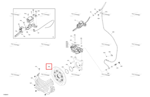 Диск тормоз в сборе Ski-Doo 507032740