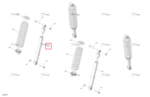 Задний амортизатор Can-Am 706005655