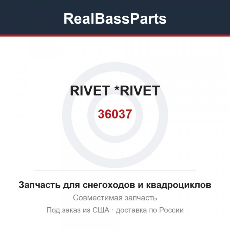 36037 RIVET          *RIVET