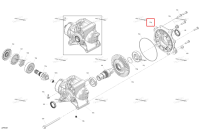 Главная передача крышка Can-Am Outlander 4x4 DPS 700 (2025) (705502866)