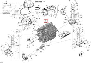 Двигатель длинный блок 1503 NA ETC Sea-Doo 420150318